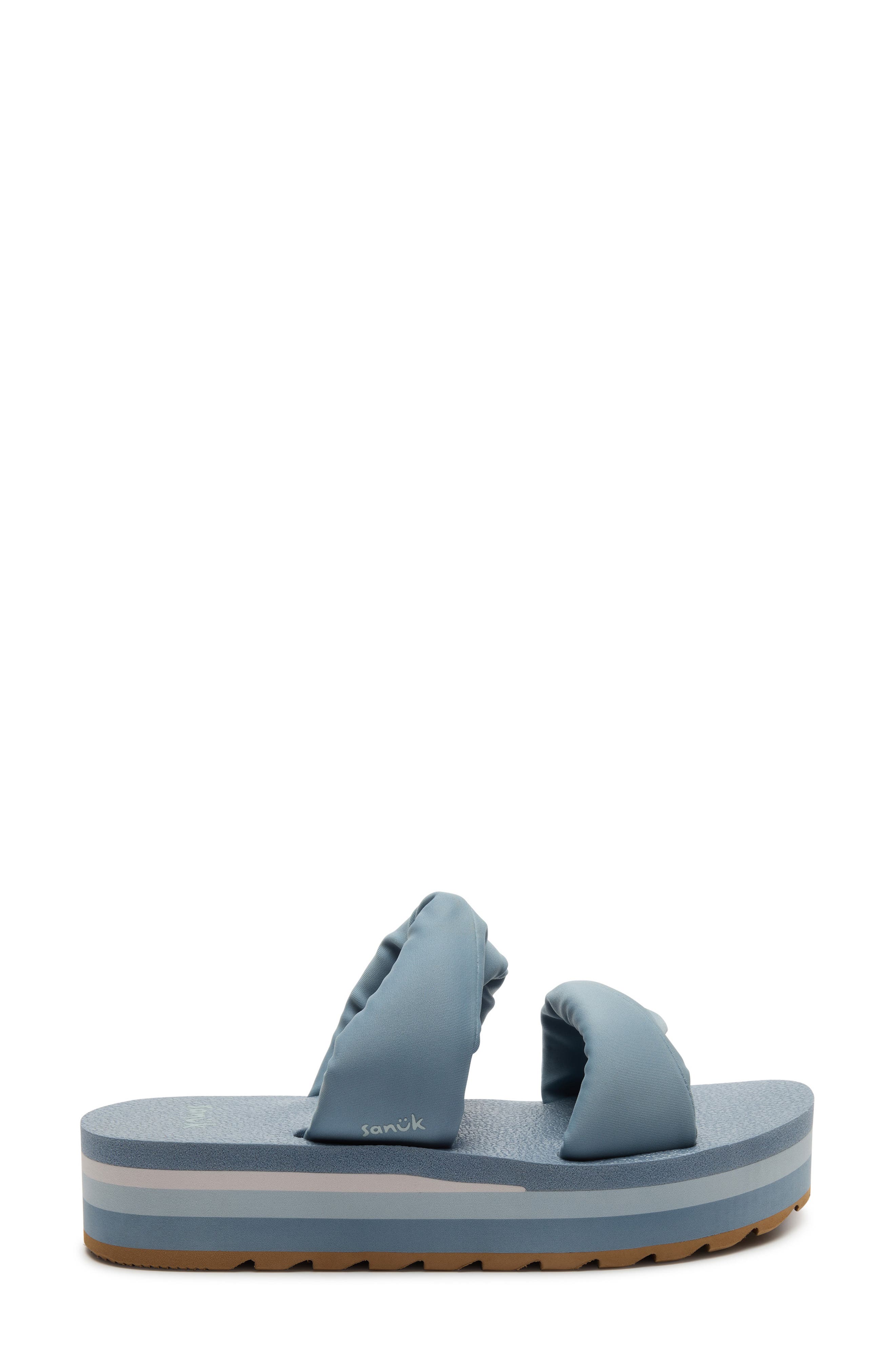 Sanuk Yoga Twist 'N Slide Sandal, Alternate, color, Denim Blue