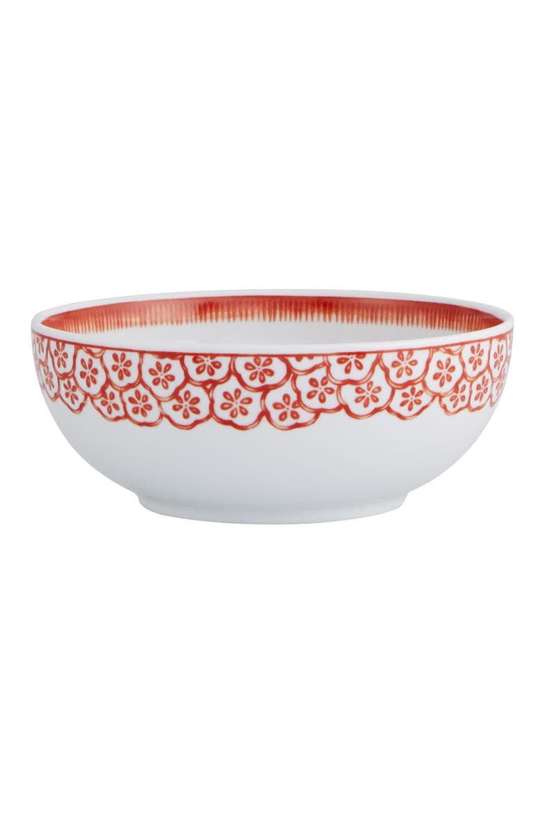 Coralina Cereal Bowl, Main, color, WHITE