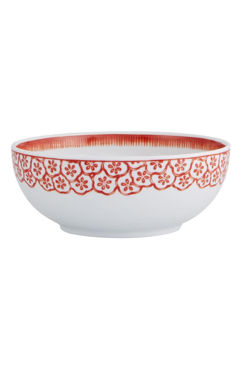 Oscar de la Renta Coralina Cereal Bowl, Main, color, 