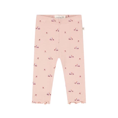 Duck And Bow Print Leggings (baby)