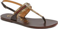 Gucci Interlocking G Web Slingback Sandal