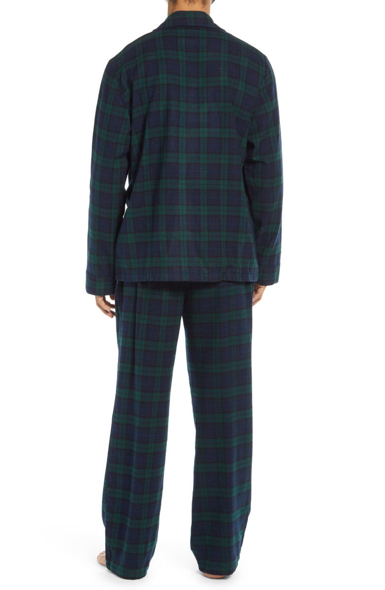 L.L.Bean Men's Scotch Plaid Flannel Pajamas, Alternate, color, 