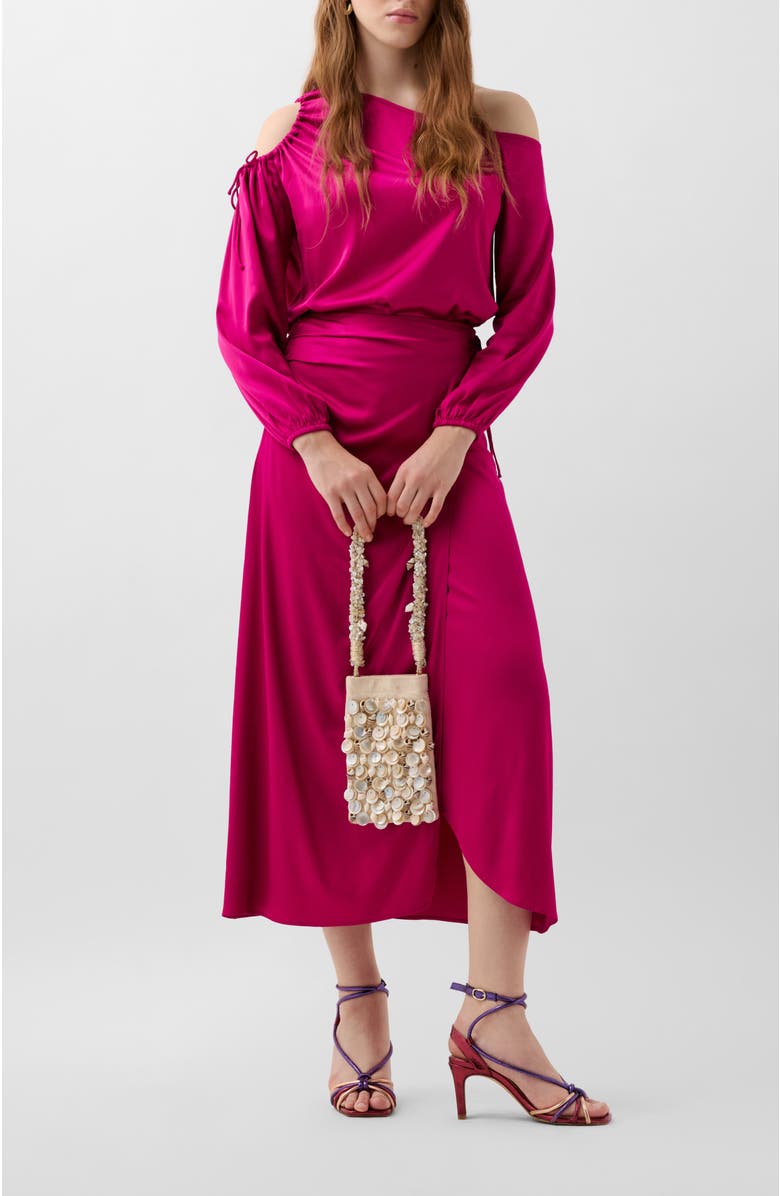 Scalpers Lux Set Skirt, Alternate, color, Bouganville