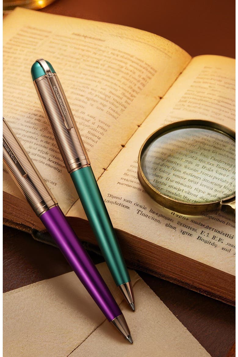 Skyline Emerald Rose Gold Trim Ballpoint, Alternate, color, Emerald Ballpoint