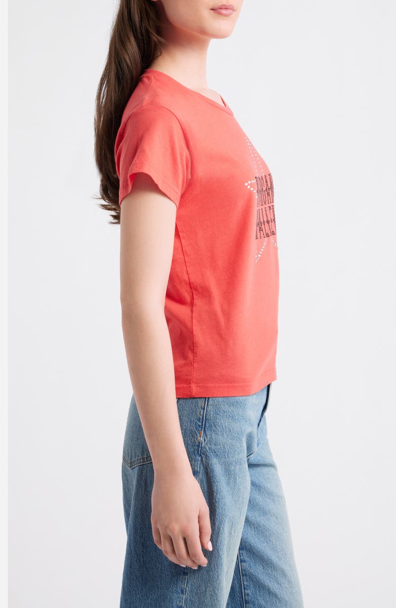 Daydreamer Morgan Wallen Rhinestone Star Graphic T-Shirt, Alternate, color, Deep Sea Coral