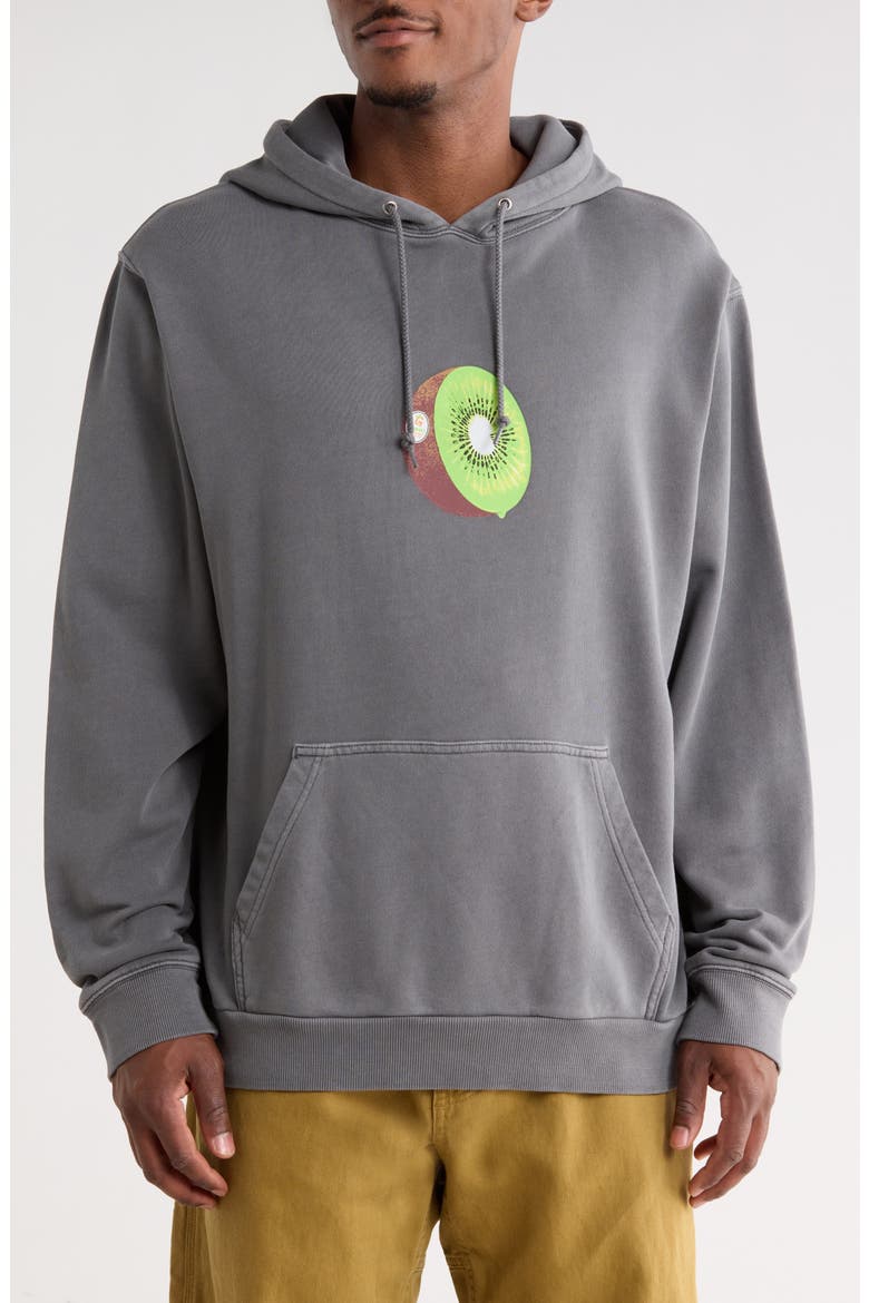 Kiwi Hooded Sweatshirt, Main, color, CHARCOAL