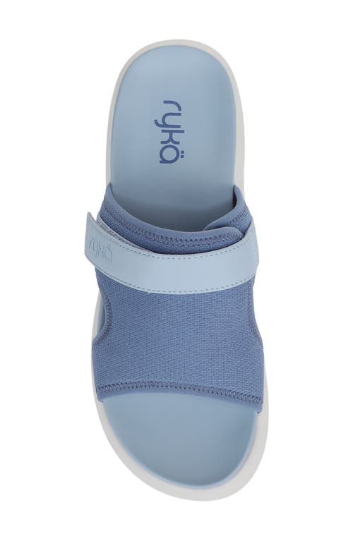 Ryka Women's Brilliant Sport Slide Sandals In Manor Blue