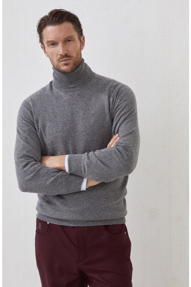 Turtleneck sweater, Alternate, color, Slate