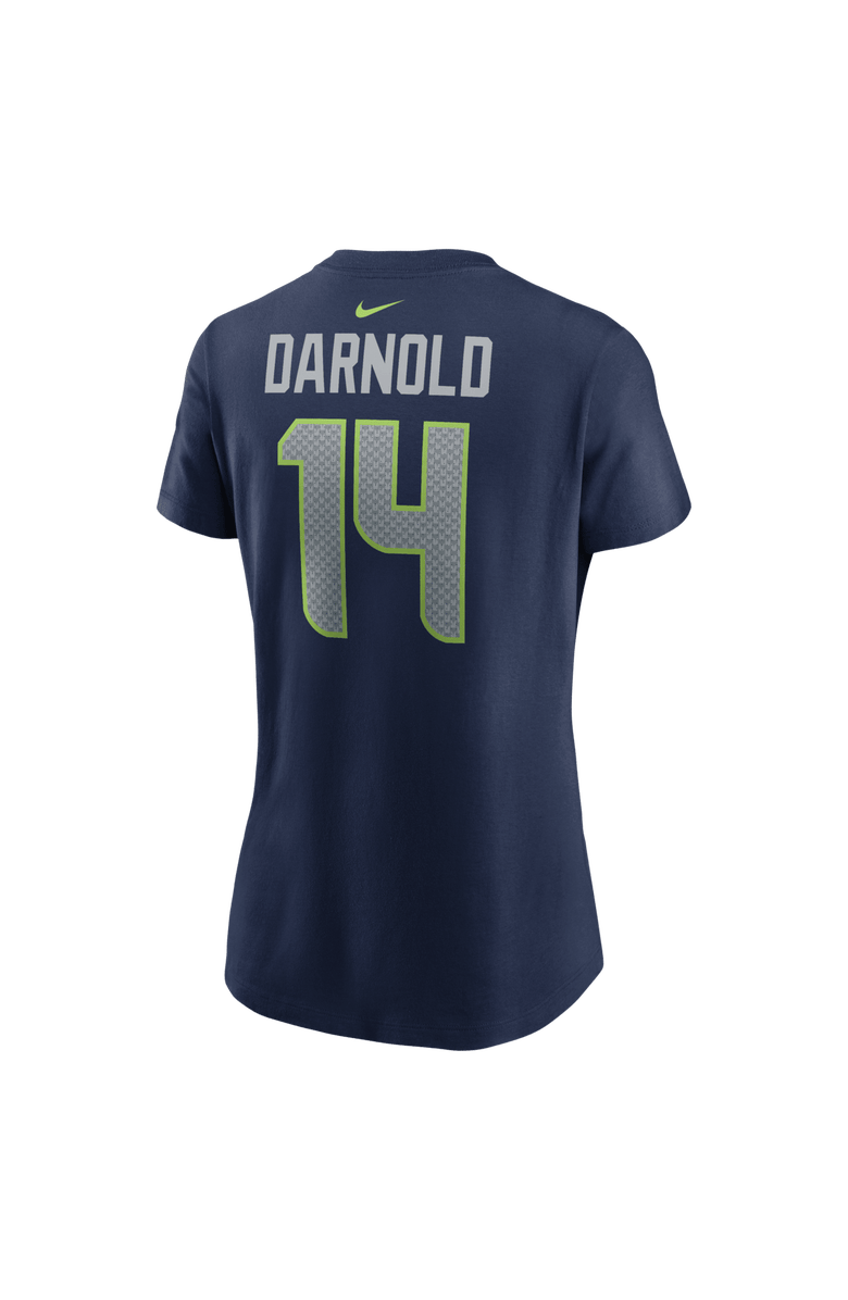 Nike Women's Nike Sam Darnold College Navy Seattle Seahawks Super Bowl LX Patch Name & Number T-Shirt, Alternate, color, College Navy