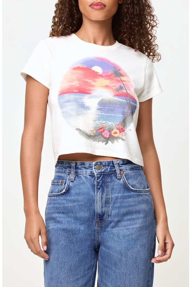 Merci Baby T-Shirt, Main, color, AIRBRUSH TOURIST TEE