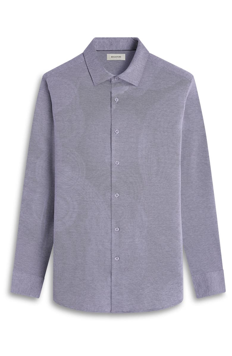 Bugatchi James OoohCotton<sup>®</sup> Button-Up Shirt, Alternate, color, Black