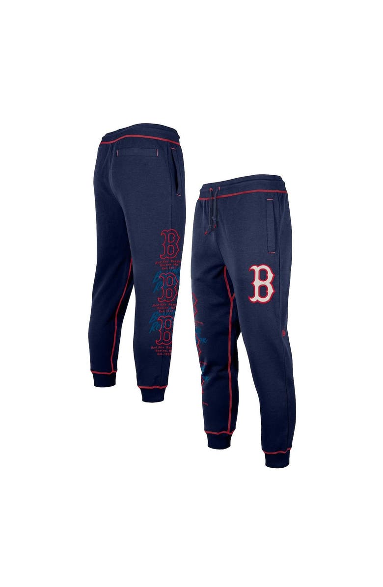 New Era Men's New Era Navy Boston Red Sox Team Split Jogger Pants, Main, color, Navy