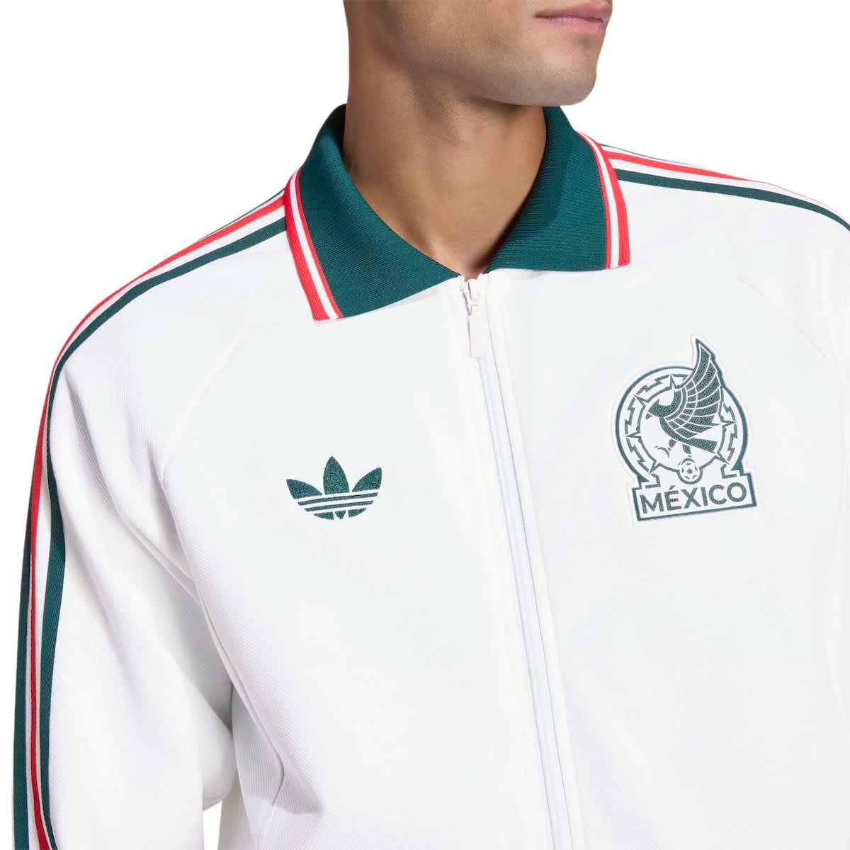 adidas Men's adidas White Mexico National Team 2026 Away Full-Zip