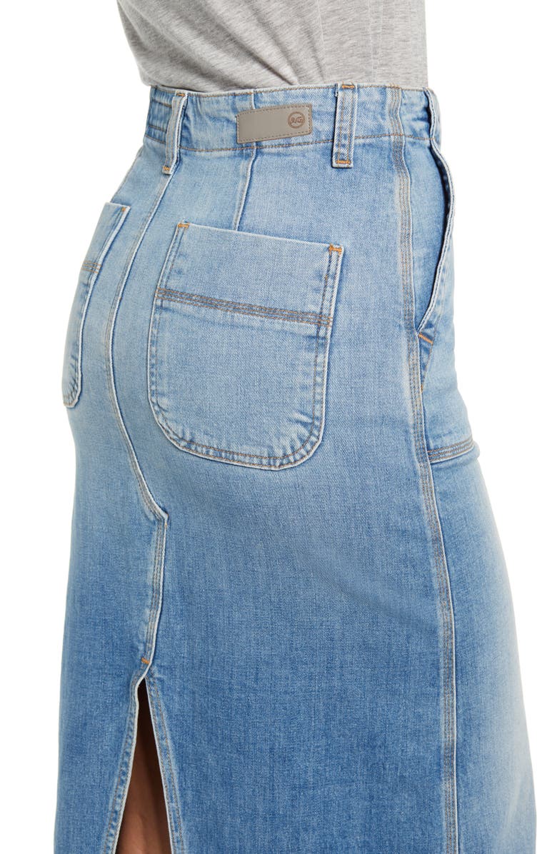 AG The Lana Denim Midi Skirt, Alternate, color, 23 Years Reclai