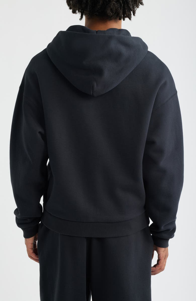 Elwood Core Oversize Terry Full Zip Hoodie, Alternate, color, Vintage Black