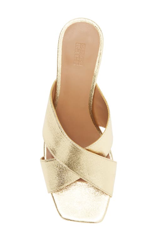 Nordstrom Rack Lauren Slide Sandal In Gold Metallic