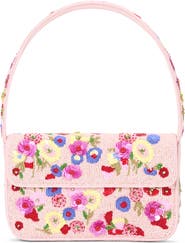 STAUD Tommy Beaded Shoulder Bag