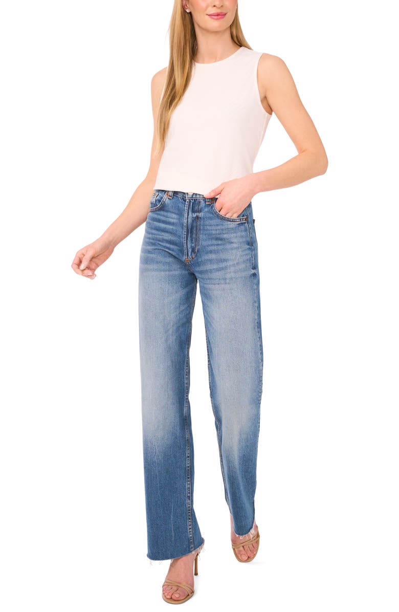 Halogen<sup>®</sup> Diagonal Stripe Knit Tank, Alternate, color, New Ivory