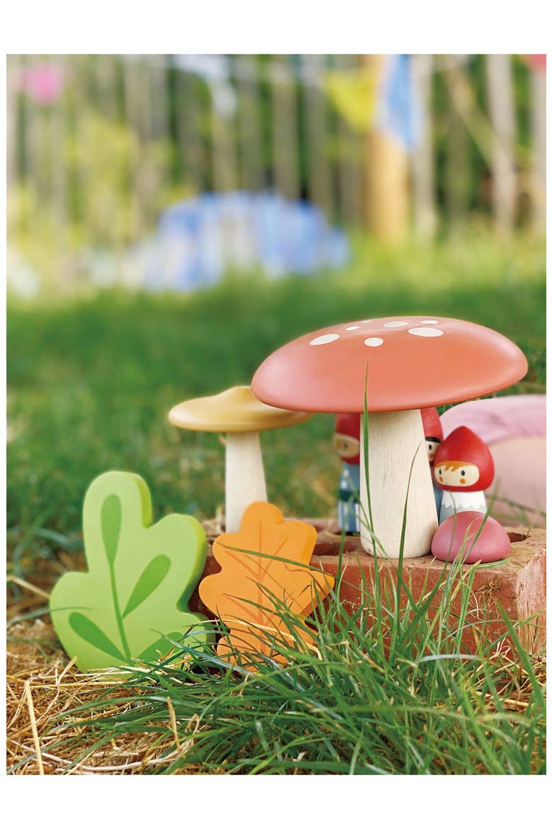 Woodland Gnome Family Wooden Playset, Alternate, color, MULTI