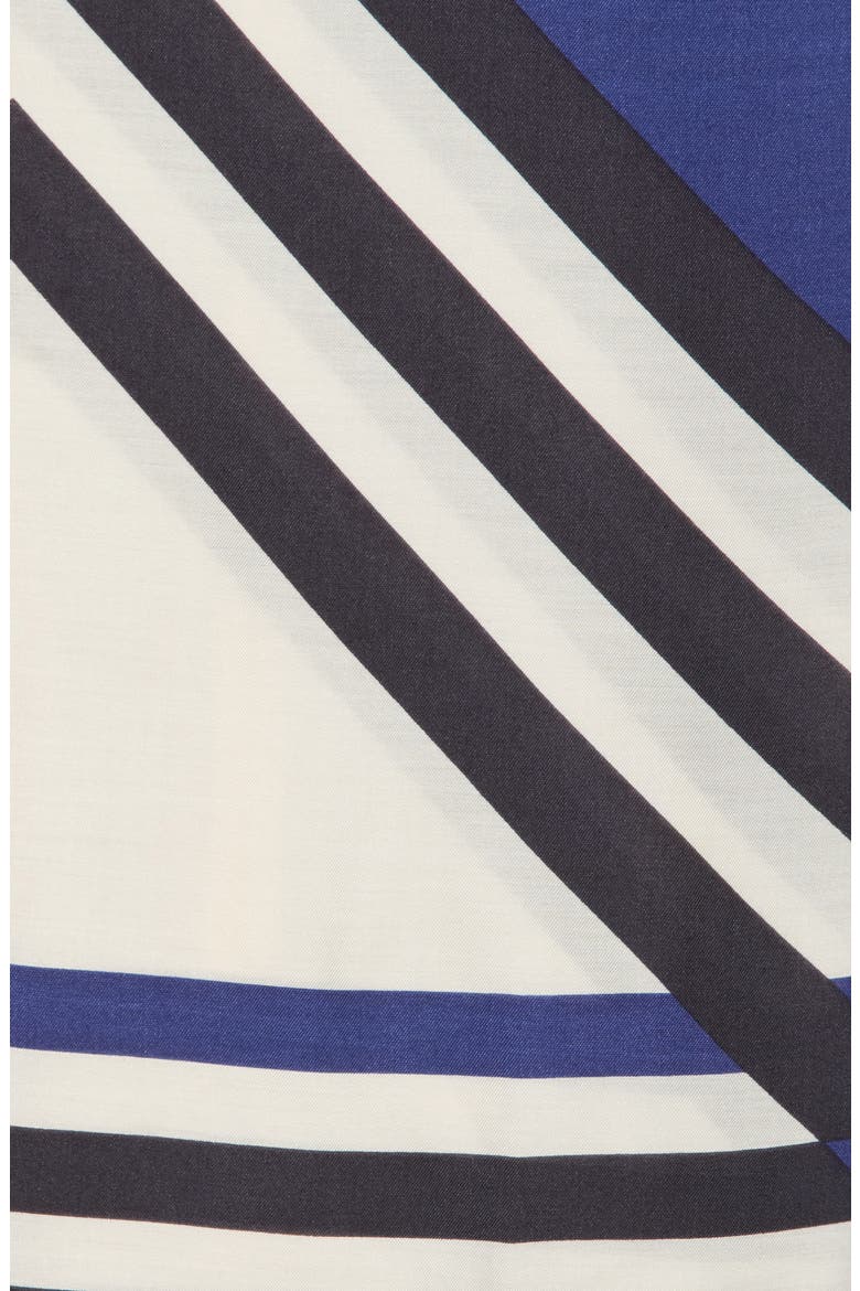 Diamond Geo Scarf, Alternate, color, BLUE/ GREEN