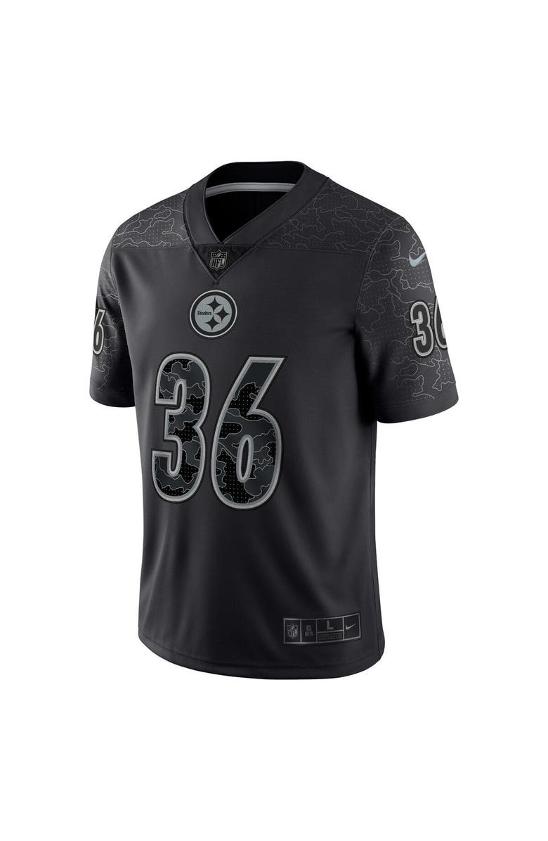 Nike Men's Nike Jerome Bettis Black Pittsburgh Steelers Retired Player RFLCTV Limited Jersey, Alternate, color,