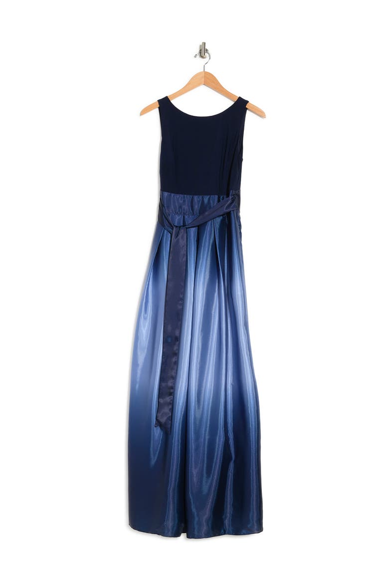 Ombrè Satin Woven Gown, Alternate, color, NVW