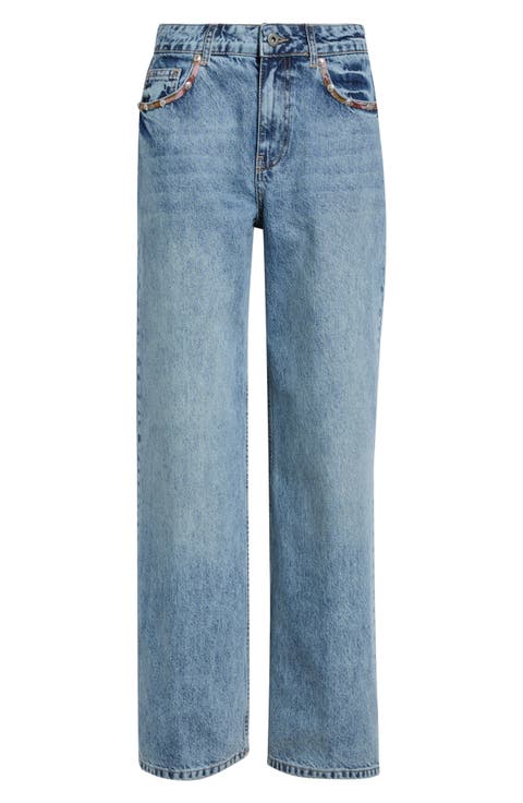 Junie High Waist Straight Leg Jeans