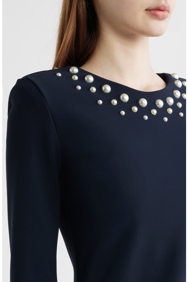 Shire Embellished Sheath Dress, Alternate, color, 342 DARK MIDNIGHT