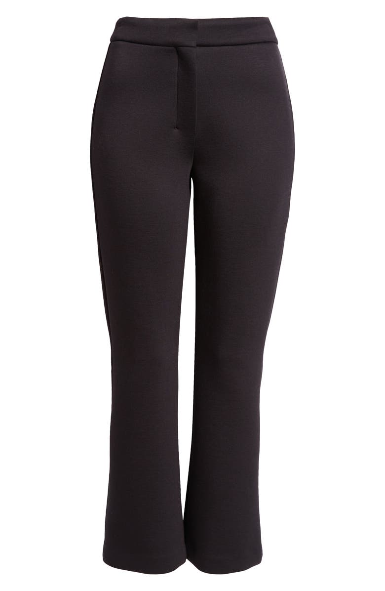Max Mara Estri Stretch Jersey Ankle Pants, Alternate, color, Black