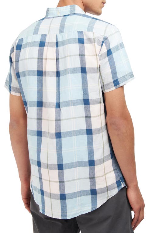Barbour Angus Tailored Fit Plaid Short Sleeve Button-down Shirt