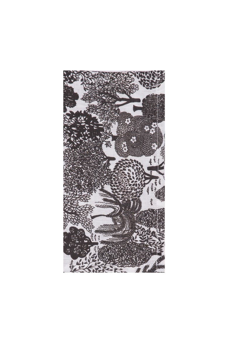 Large Napkins Set Of 6 (45X45) Bosco Dark Green, Main, color, Bosco Dark Green