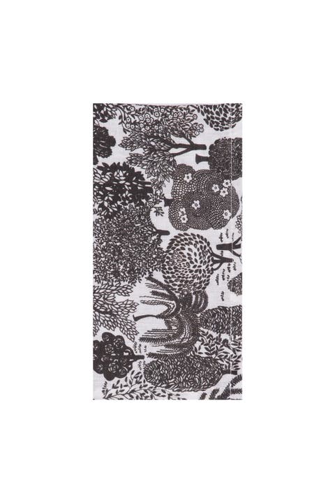 Large Napkins Set Of 6 (45X45) Bosco Dark Green