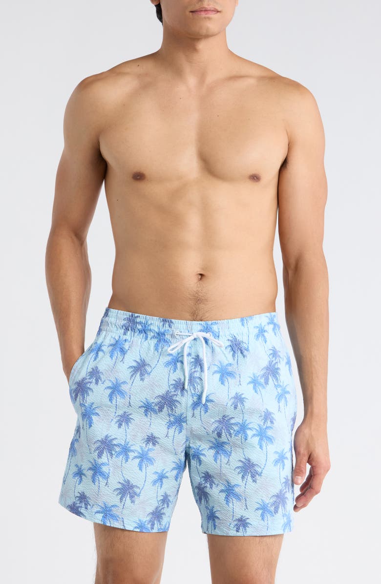 Trunks Surf & Swim Co. Sano 6.5-Inch Swim Shorts, Main, color, Light Blue