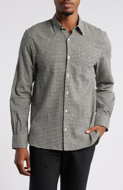 Benoit Check Button-Up Shirt