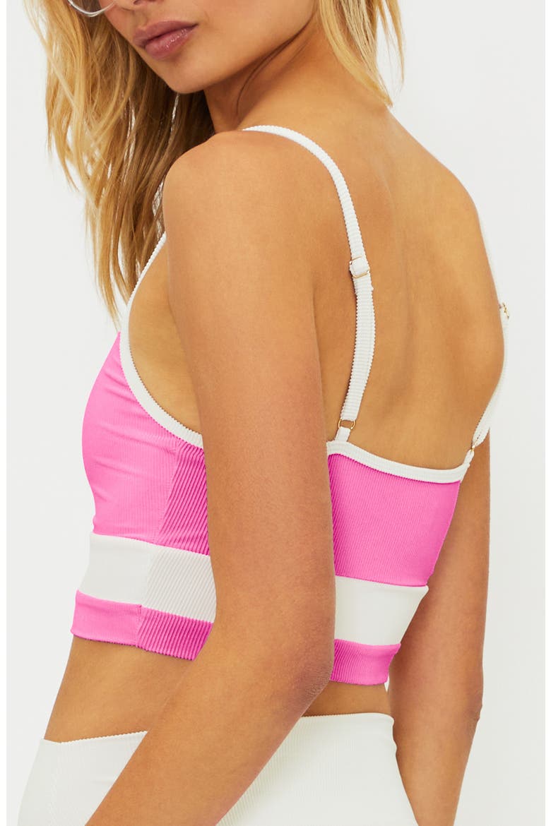 Eva Colorblock Bikini Top, Alternate, color, PRISM PINK