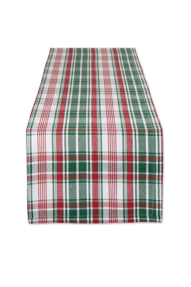 Yuletide Plaid Table Runner, Main, color, Yuletide Plaid
