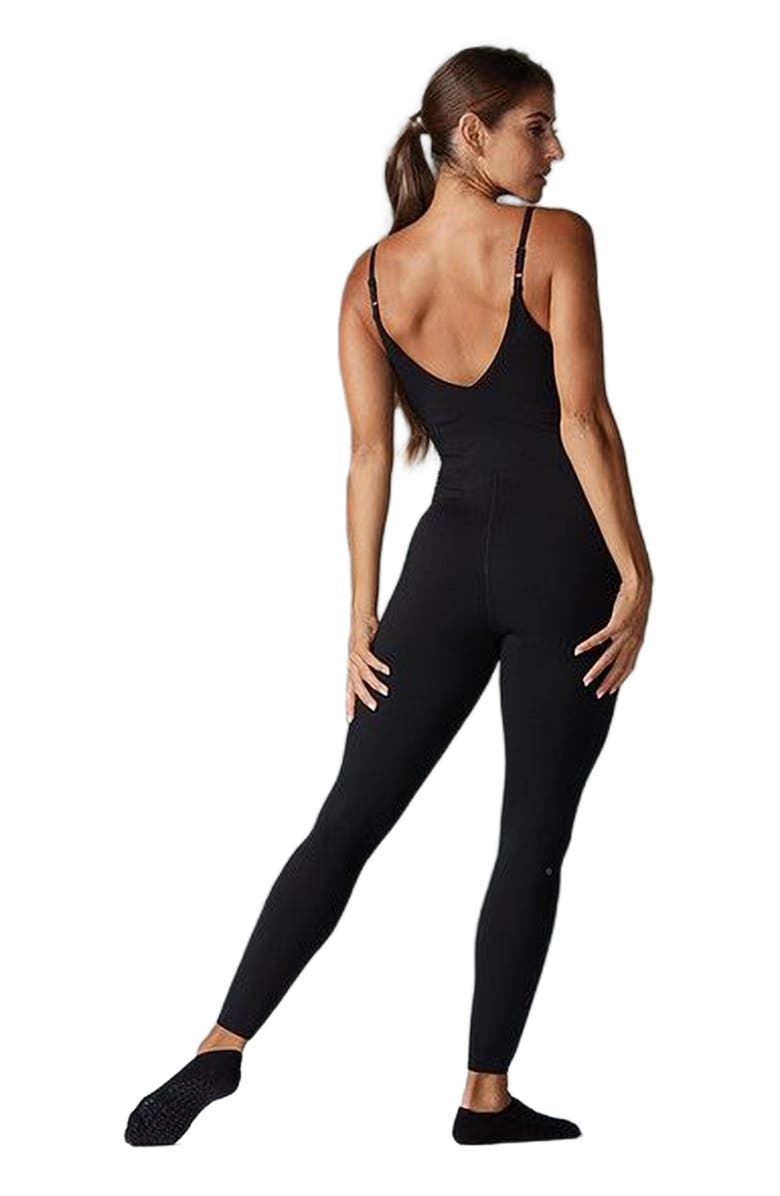 Tavi Alignment Bodysuit, Alternate, color, Ebony