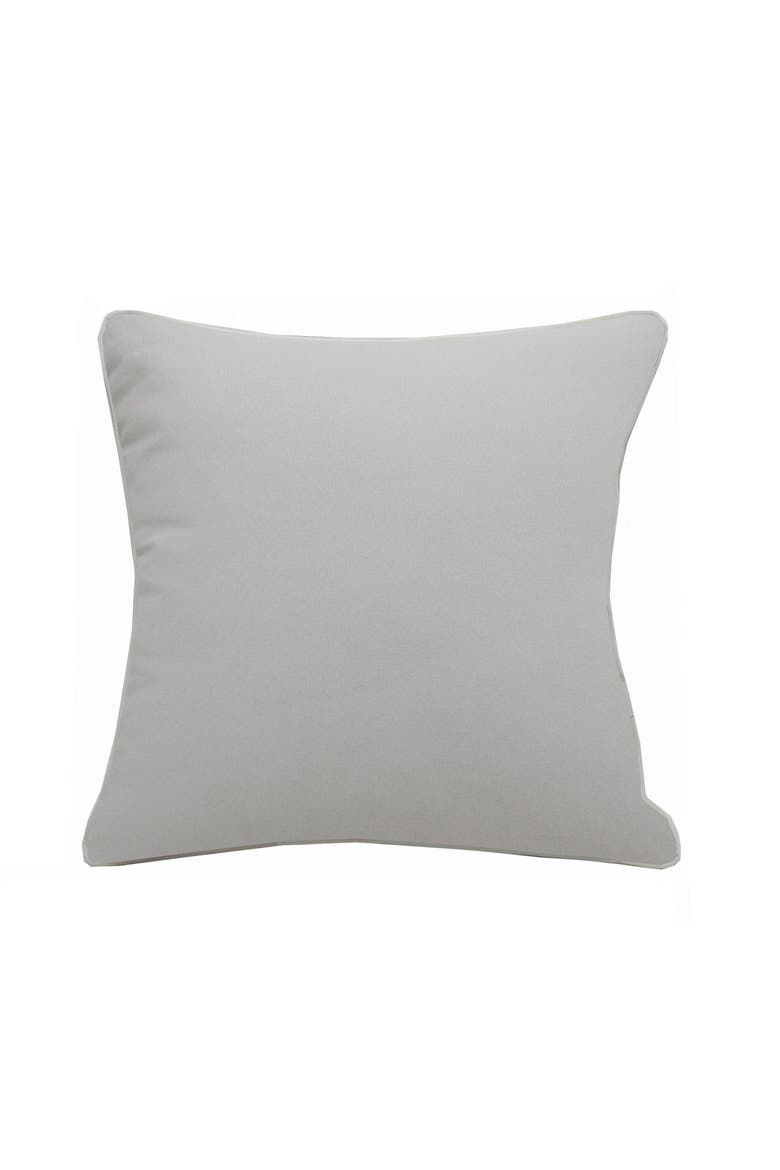 Sunbathing-Brown Pelican Embroidered Indoor/Outdoor Accent Throw Pillow, Alternate, color, Gray