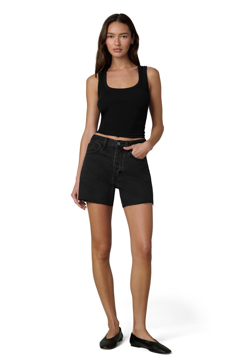 The Dylan Denim Cutoff Shorts, Alternate, color, NOCTURNE