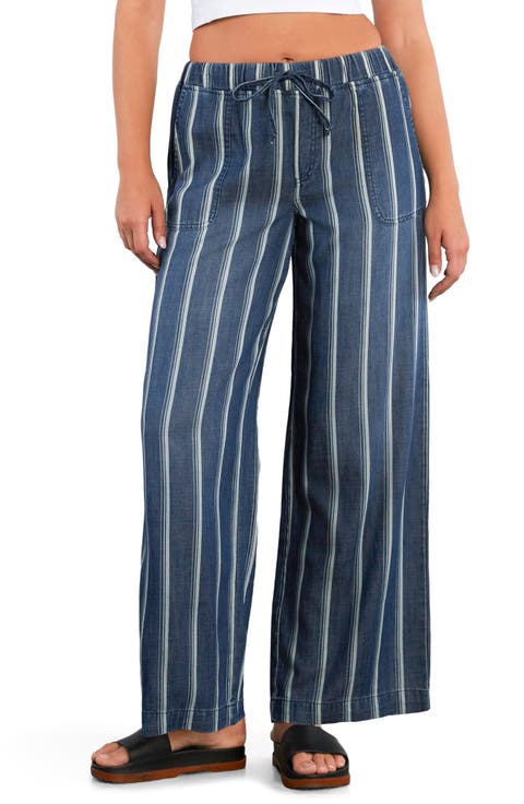 Daydream Stripe Tie Waist Wide Leg Pants