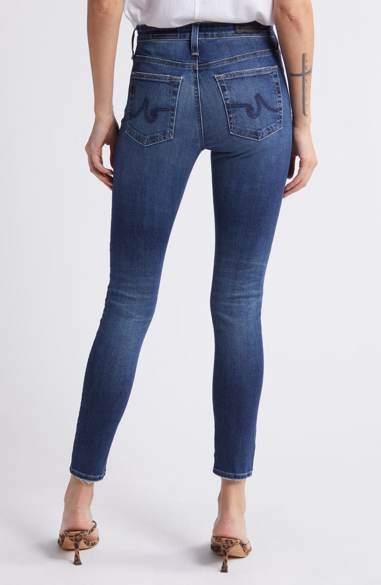 AG Farrah High Waist Ankle Skinny Jeans, Alternate, color, 11 Years Palos Verdes