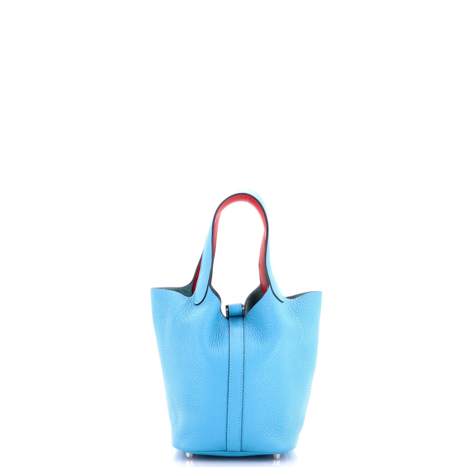 Eclat Picotin Lock Bag Clemence PM, Alternate, color, Blue