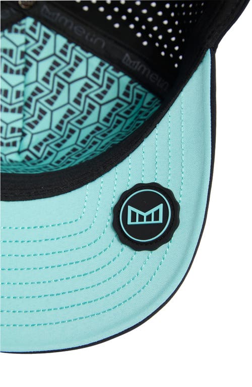 Melin Odyssey Stacked Hydro Performance Snapback Hat In Aqua Splash