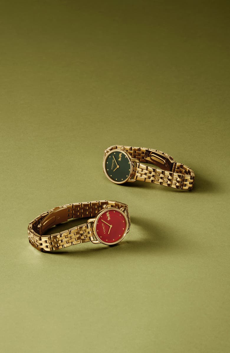 COACH Elliot Bracelet Watch, 28mm, Alternate, color, 