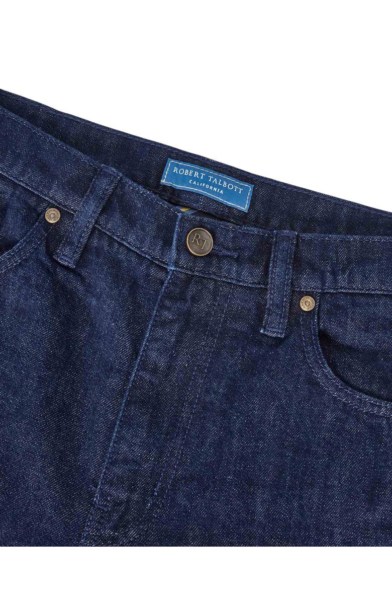Robert Talbott Austin Selvedge 5-Pocket Pant, Alternate, color, Indigo Rinse