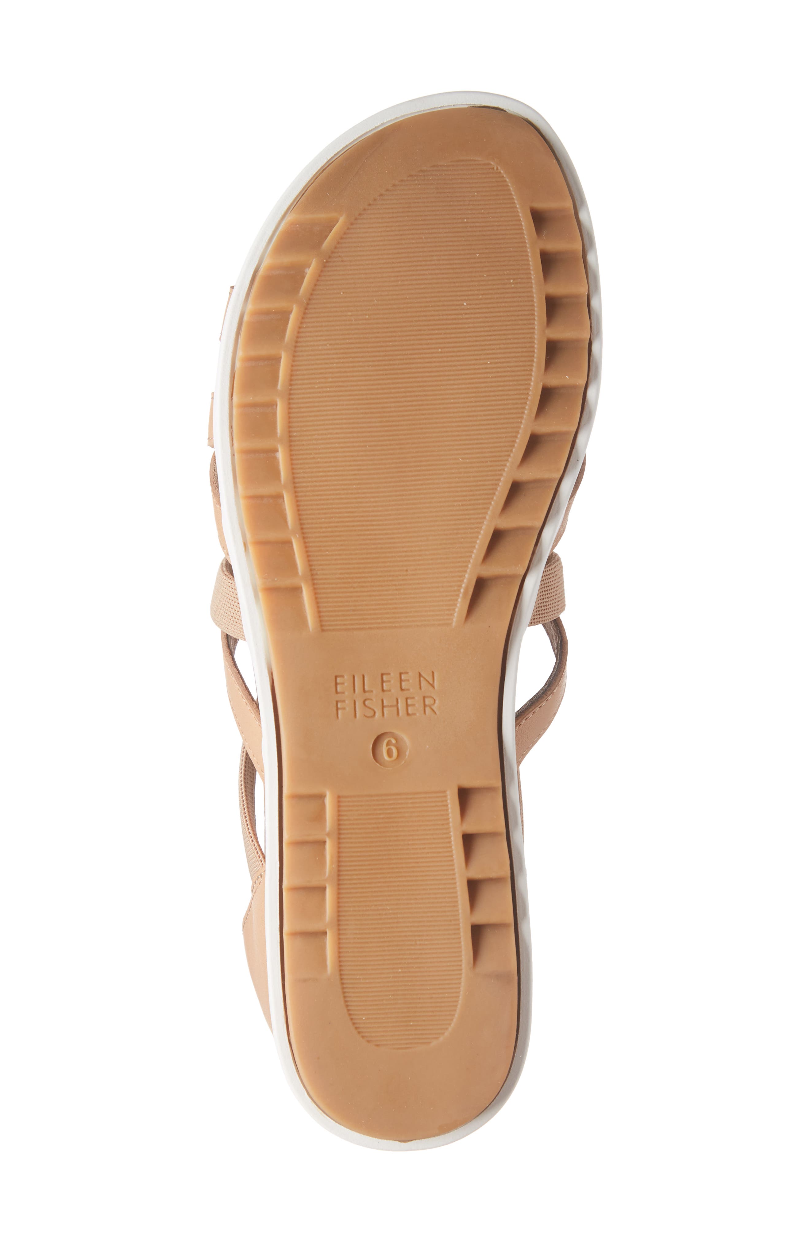 Eileen Fisher Verge Sandal, Alternate, color, Sand Leather