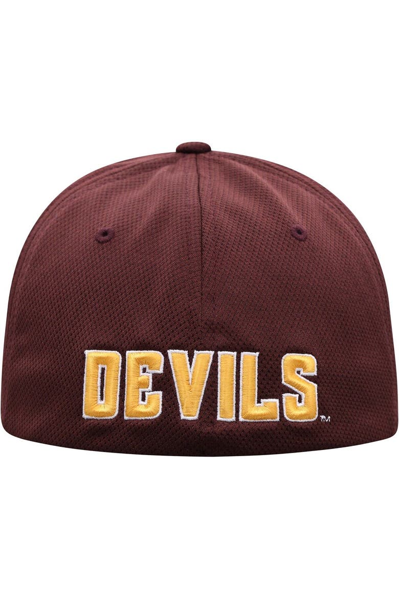 Men's Top of the World Maroon Arizona State Sun Devils Reflex Logo Flex Hat, Alternate, color, Maroon