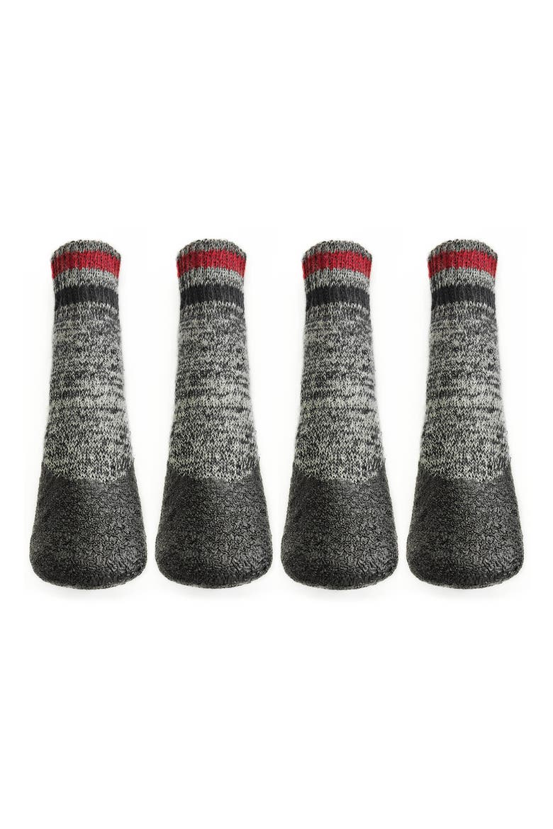 Rubber Dipped Dog Socks, Main, color, BLACK
