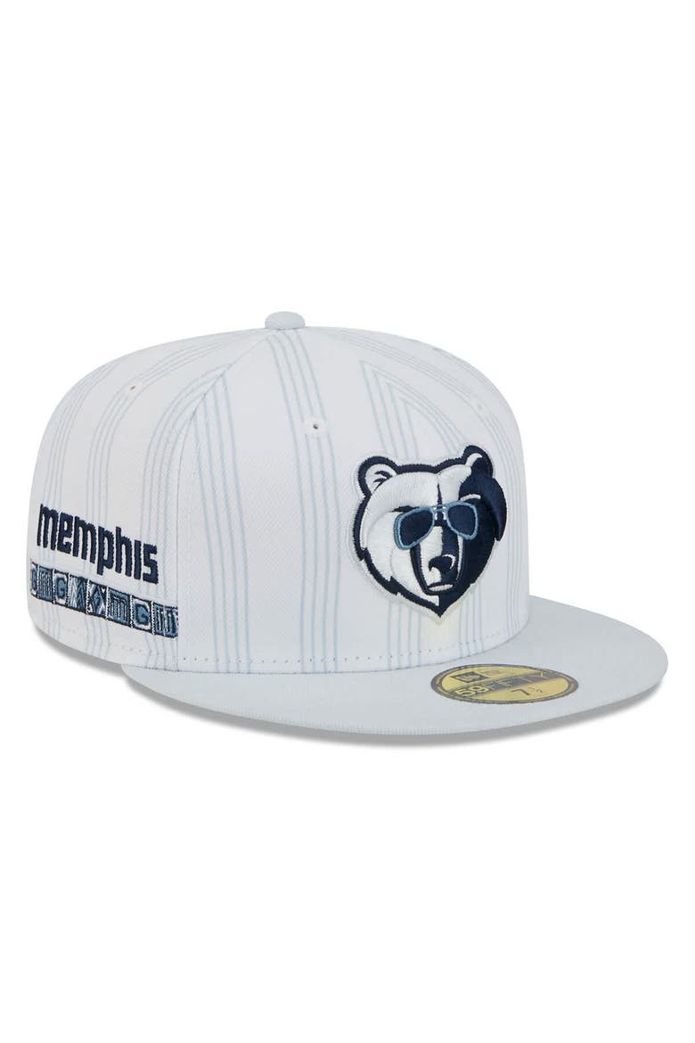 Men's New Era White Memphis Grizzlies 2025/26 City Edition Alternate 59FIFTY Fitted Hat, Main, color, White
