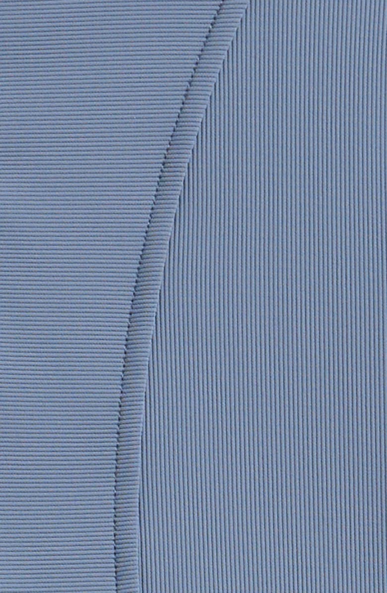 Zella Girl Kids' Luxe Half Zip Rib Pullover, Alternate, color,